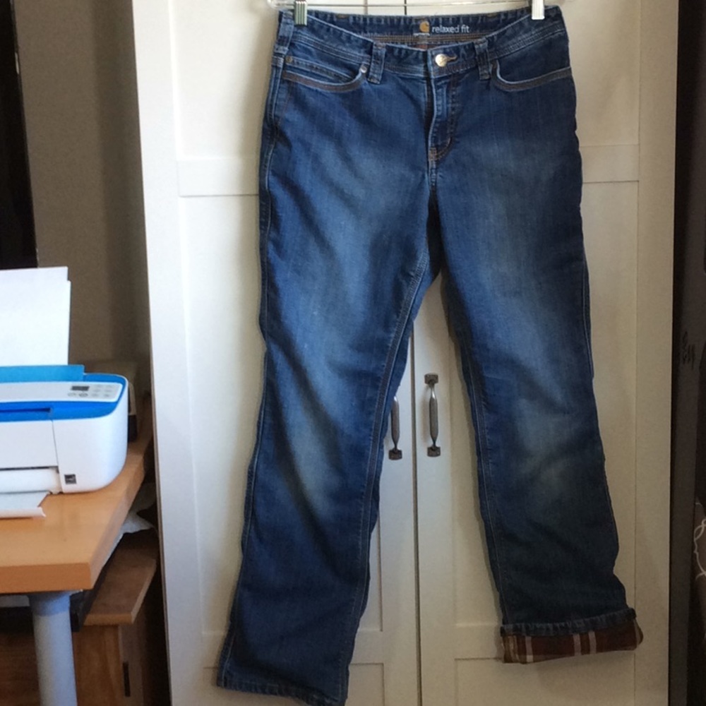 Carhartt Lined Relaxed fix Distressed w/stretch